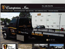 Tablet Screenshot of kfenterprisesinc.com